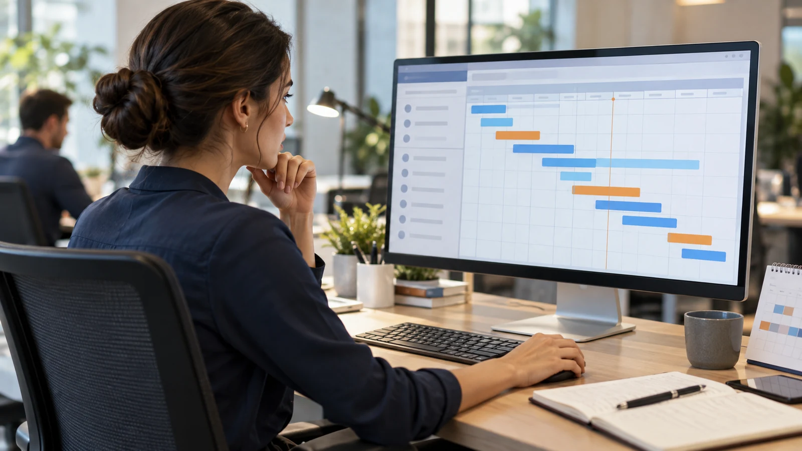 ERP management dashboard and operational analytics